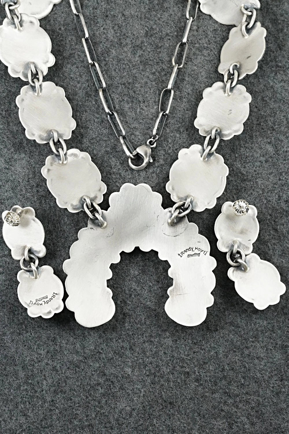 Turquoise & Sterling Silver Squash Blossom Set - Randy Boyd