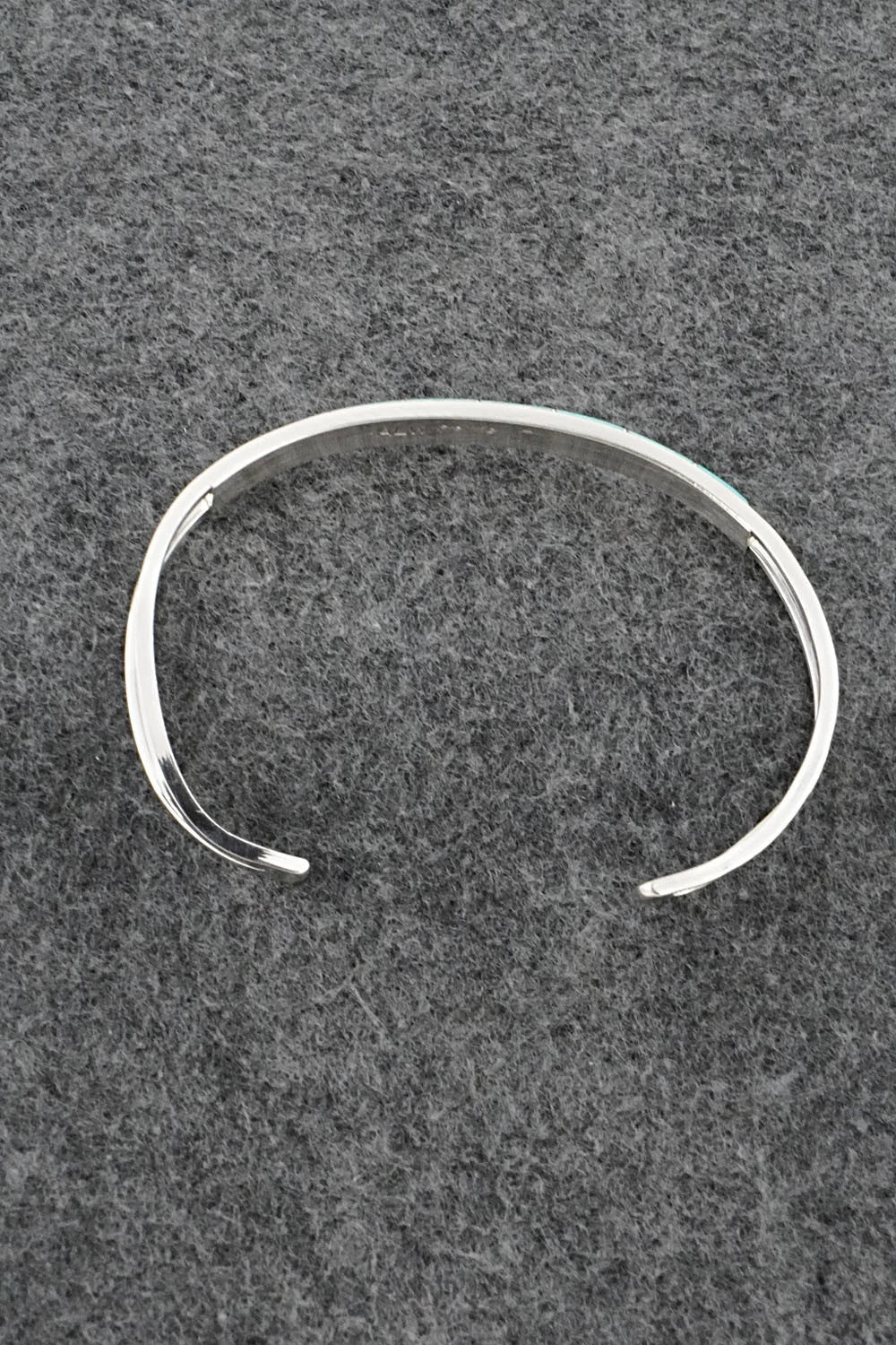 Turquoise & Sterling Silver Inlay Bracelet - Anson Wallace