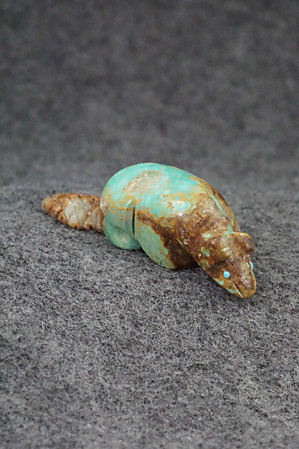 Beaver Zuni Fetish Carving - Reynold Lunasee