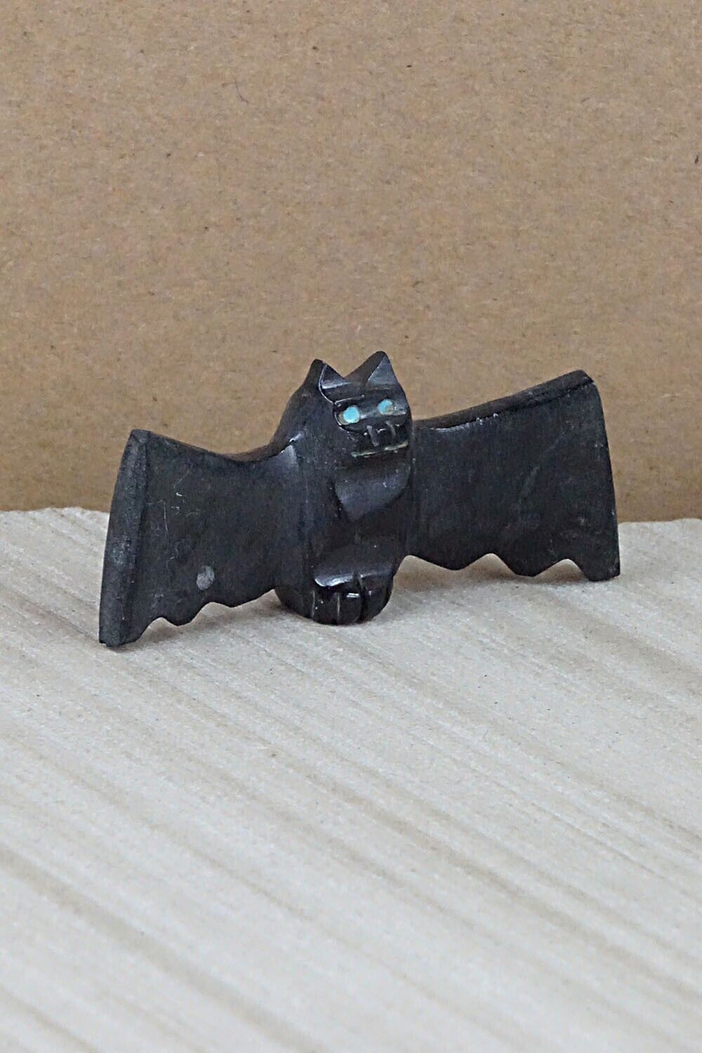 Bat Zuni Fetish Carving - Tim Lementino