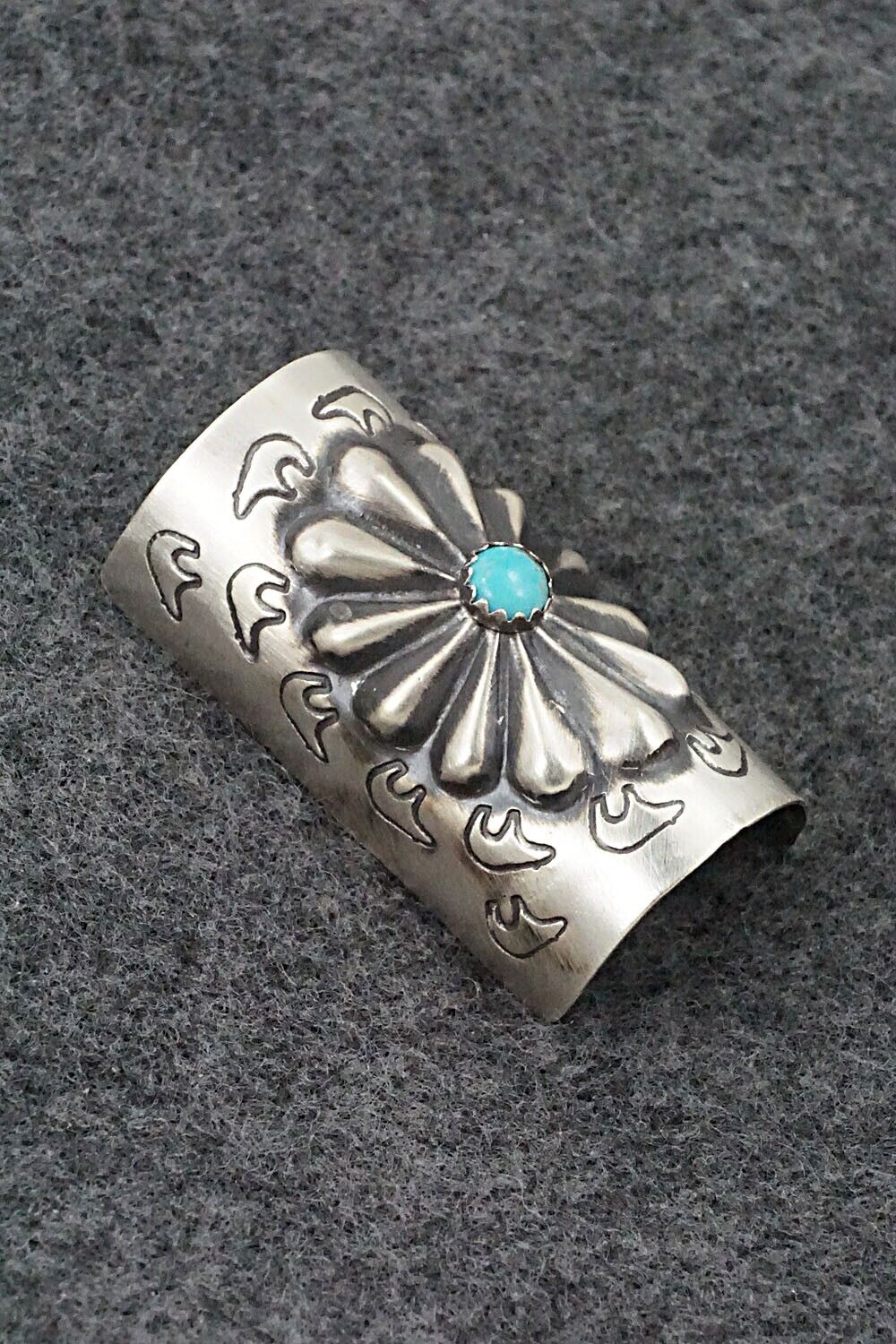 Turquoise & Sterling Silver Hair Pin - Arlene Soce