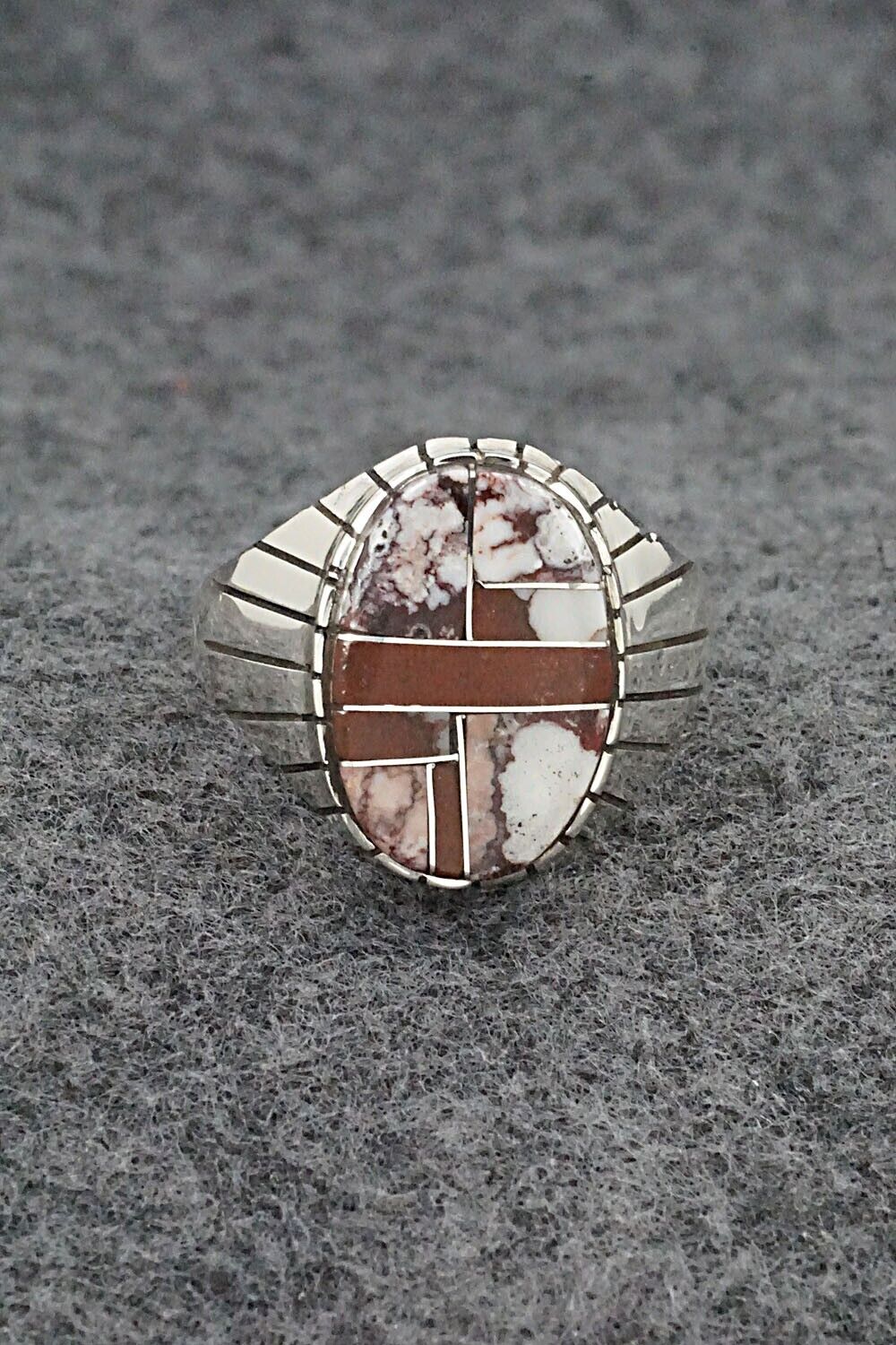 Wild Horse & Sterling Silver Ring - Trevor Jack - Size 13