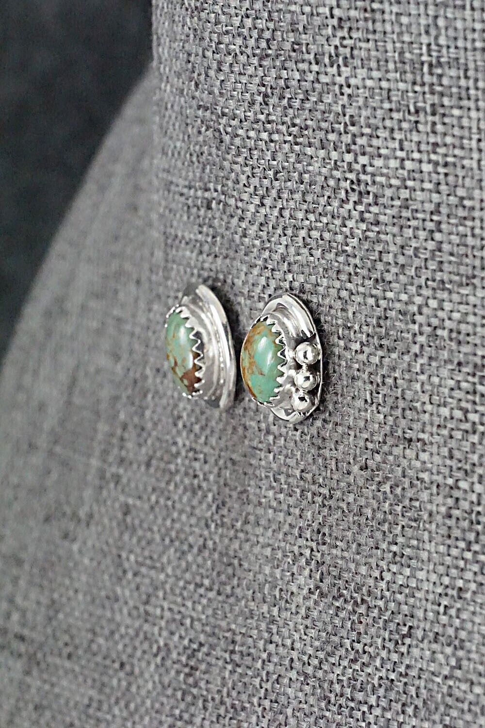 Turquoise & Sterling Silver Earrings - Rita Largo