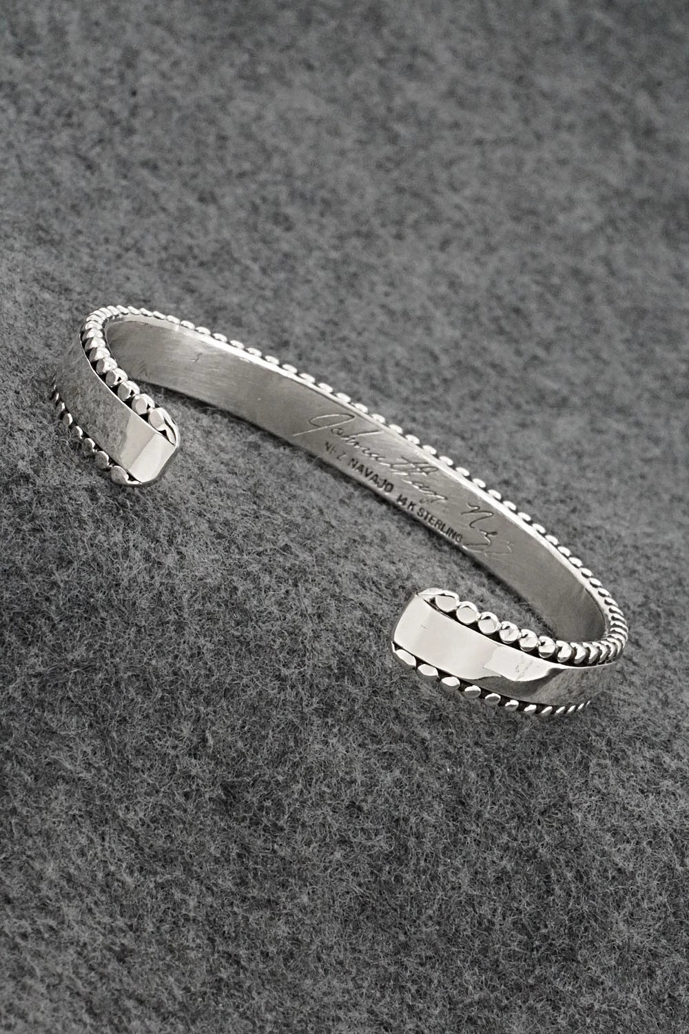 Sterling Silver and 14k Gold Bracelet - Jonathan Nez
