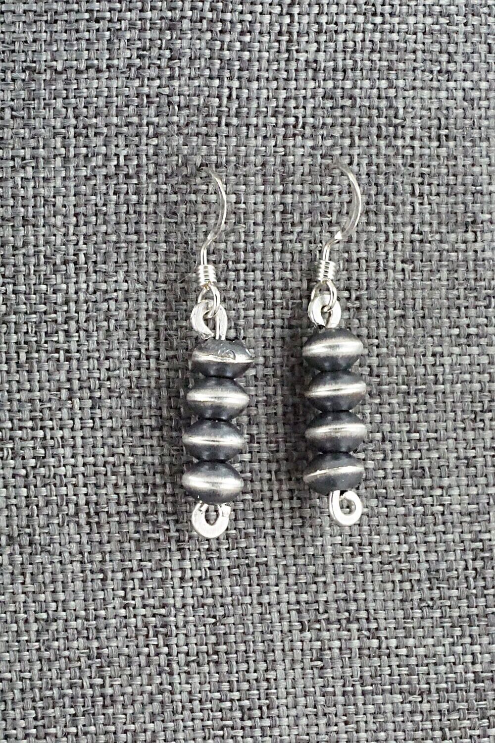 Sterling Silver Navajo Pearl Earrings - Preston Haley