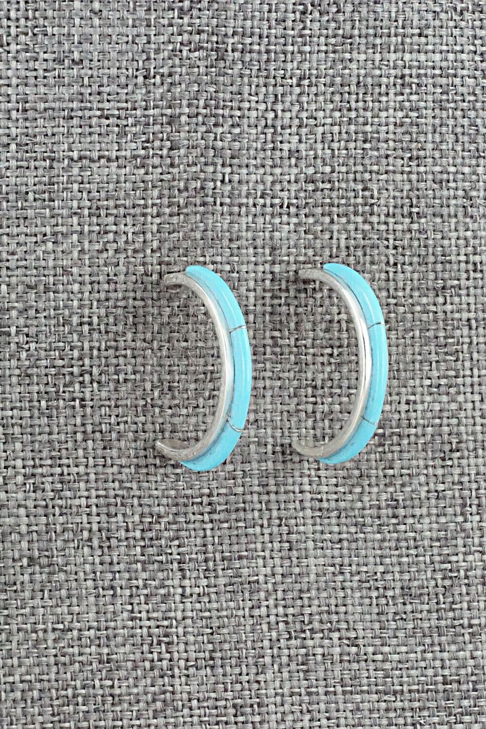 Turquoise & Sterling Silver Earrings - Bevis Massie