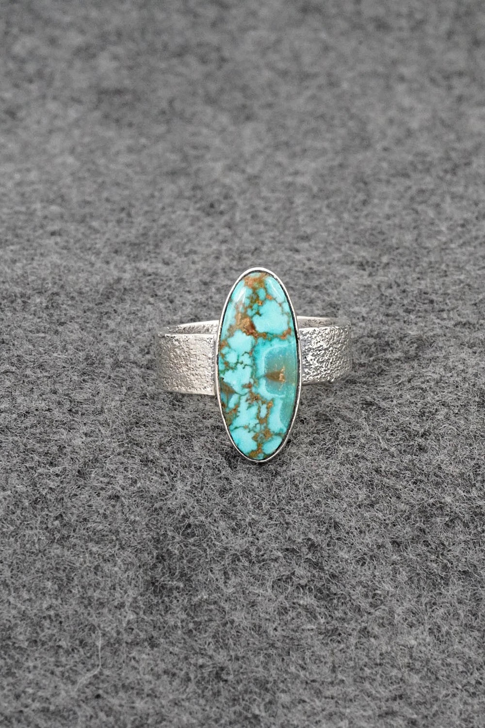 Turquoise & Sterling Silver Ring - Cody Noble - Size 10.5