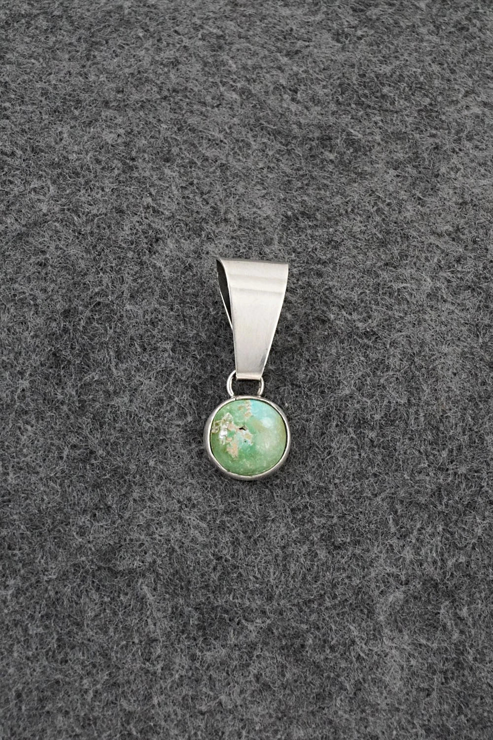 Turquoise & Sterling Silver Pendant - Rosemary Saunders