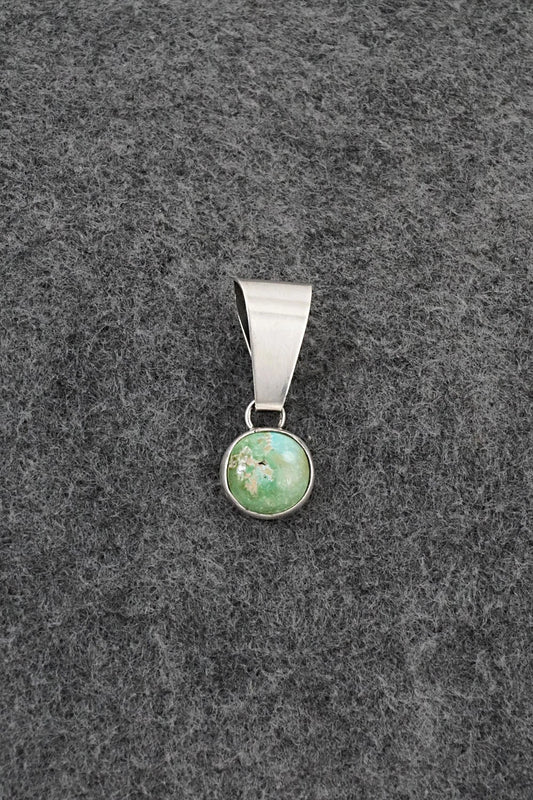 Turquoise & Sterling Silver Pendant - Rosemary Saunders