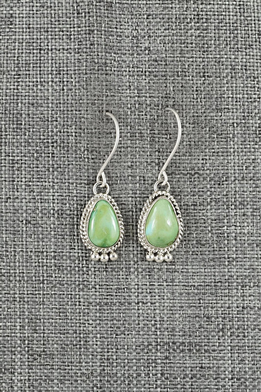 Turquoise & Sterling Silver Earrings - Eugene Gruber