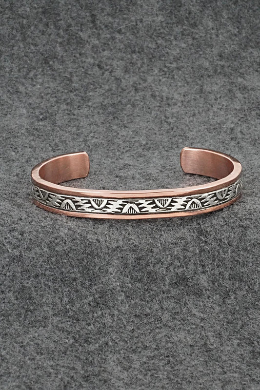 Copper & Sterling Silver Bracelet - Wylie Secatero