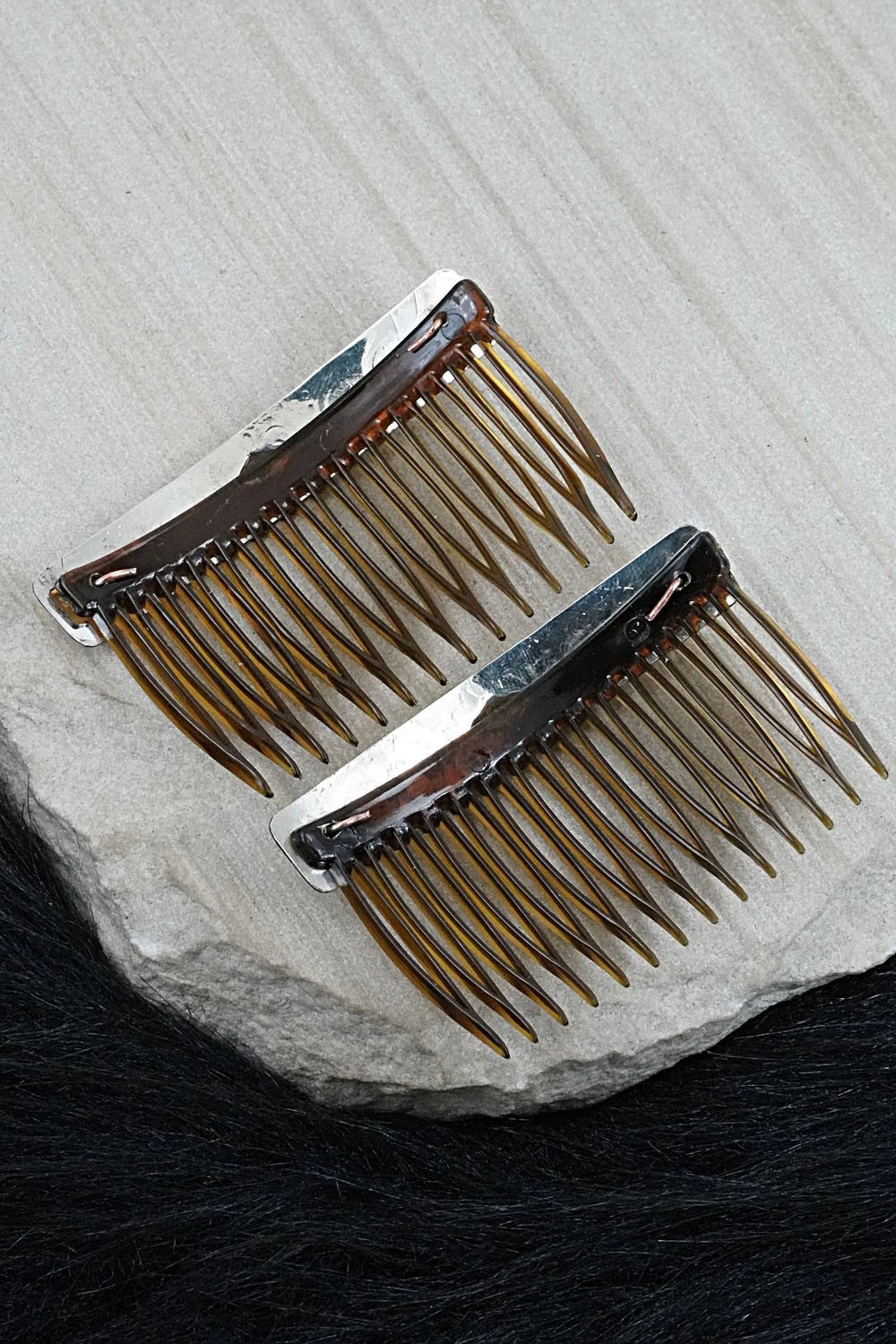 Sterling Silver Hair Combs - Bertha Begay