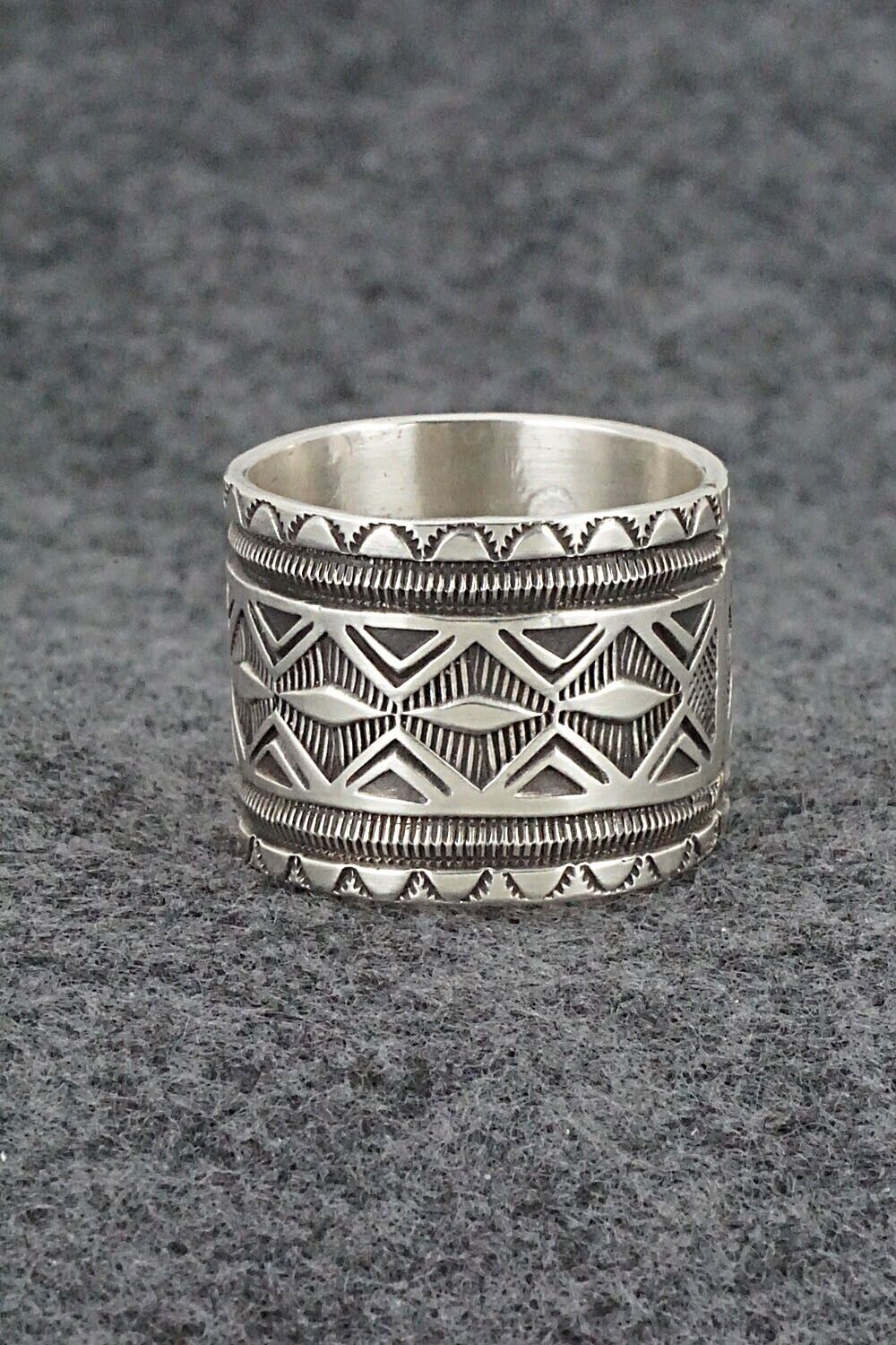 Sterling Silver Ring - Calvin Martinez - Size 12.5