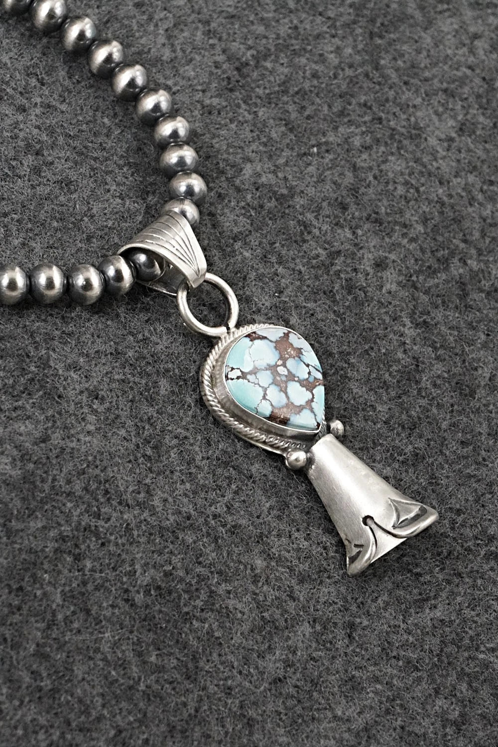 Turquoise & Sterling Silver Necklace - Sharon McCarthy