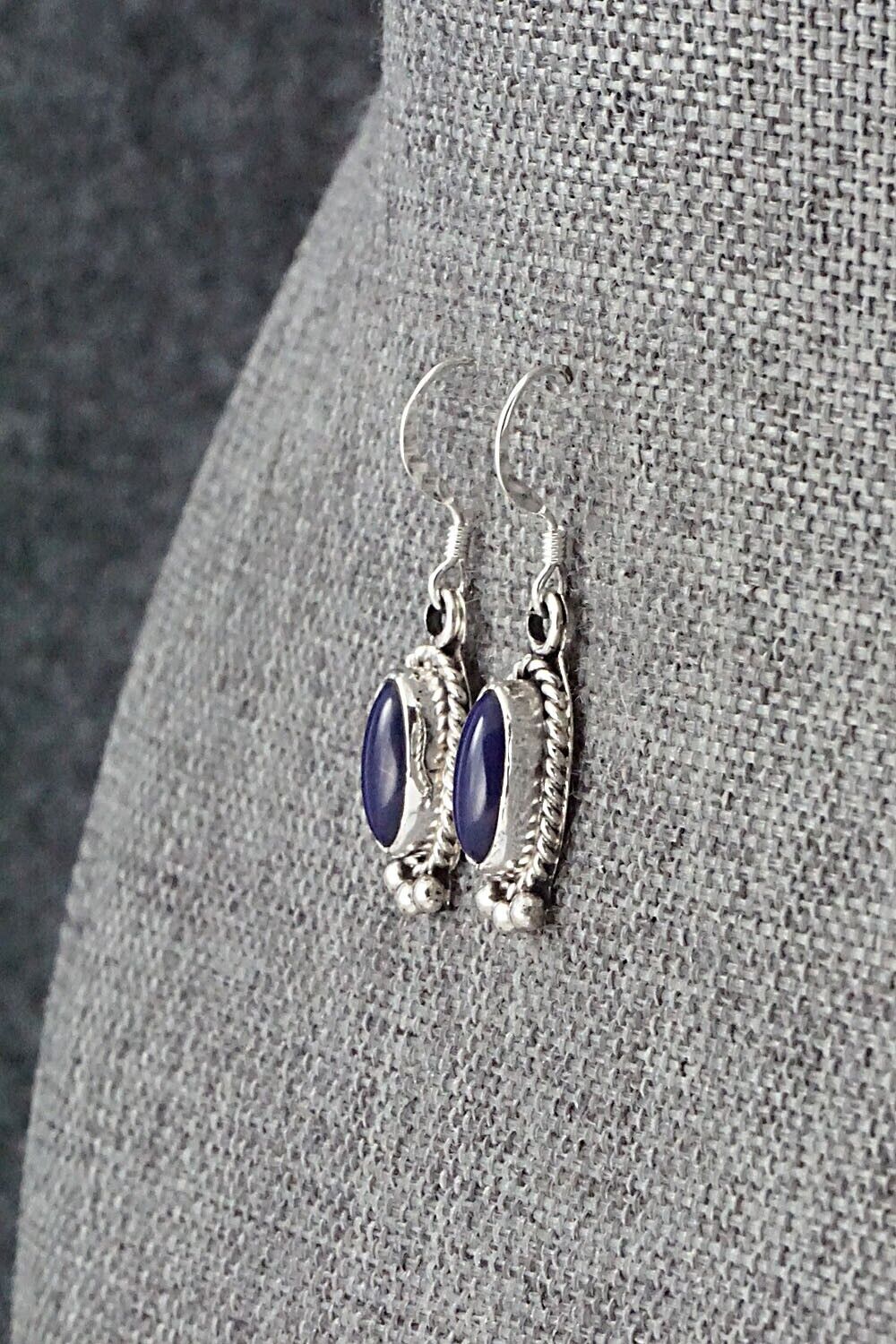 Lapis & Sterling Silver Earrings - Rosie Chee