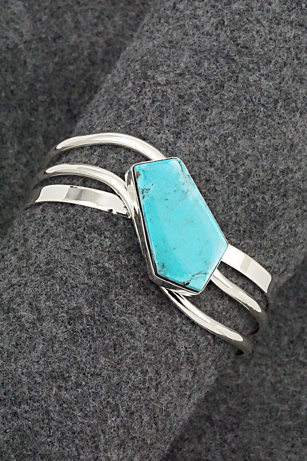 Turquoise & Sterling Silver Bracelet - Charlene Yazzie