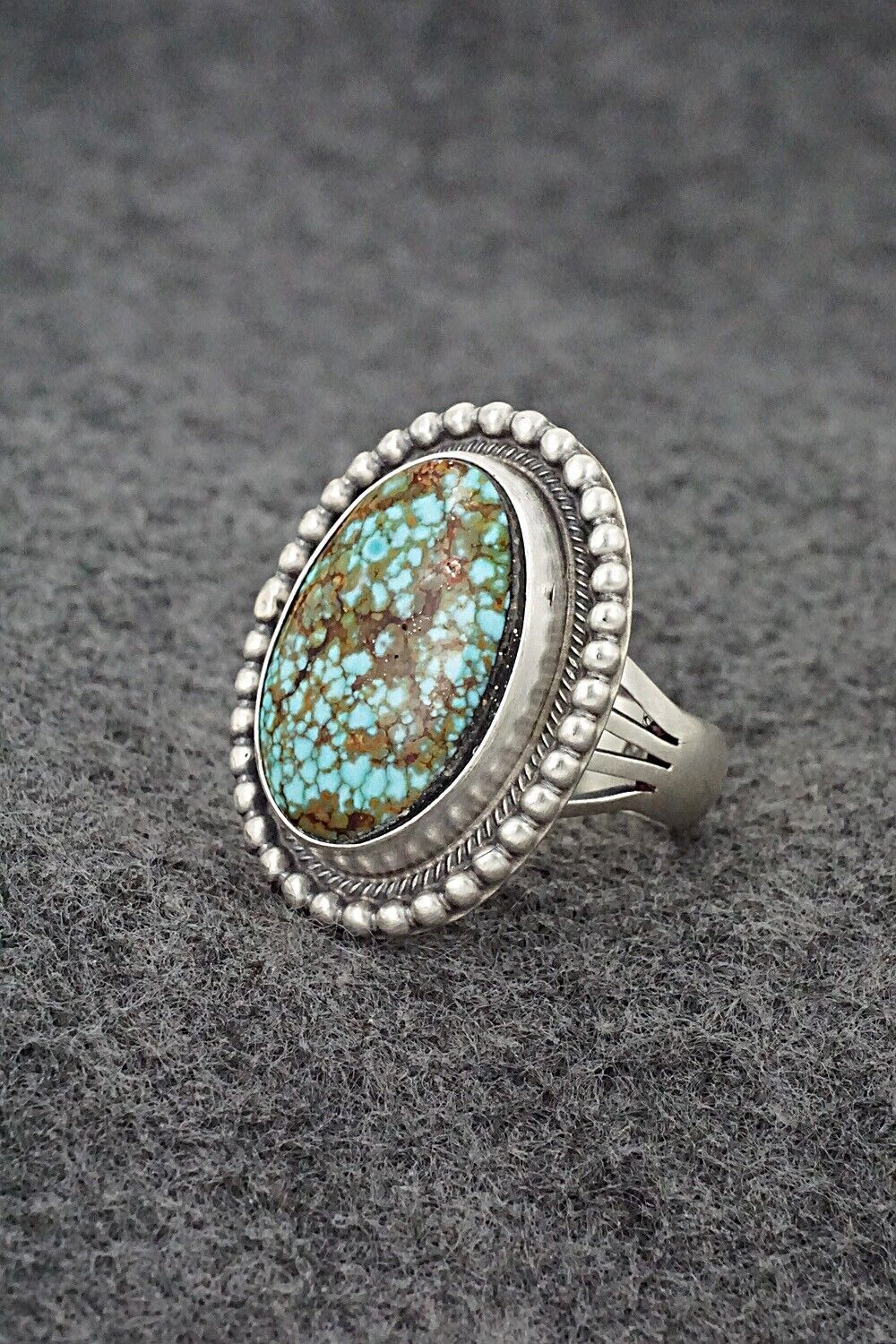 Turquoise & Sterling Silver Ring - Marita Benally - Size 9