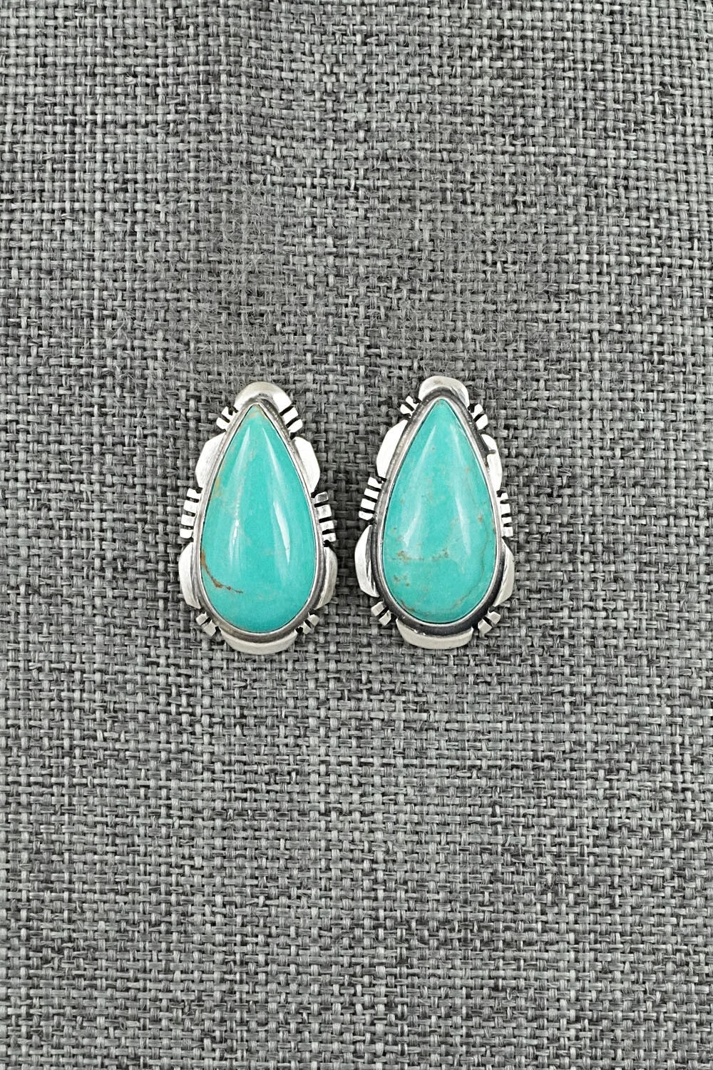 Turquoise & Sterling Silver Earrings - Thomas Francisco