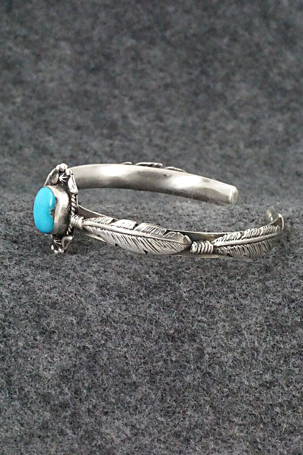 Turquoise & Sterling Silver Bracelet - Bobby Platero