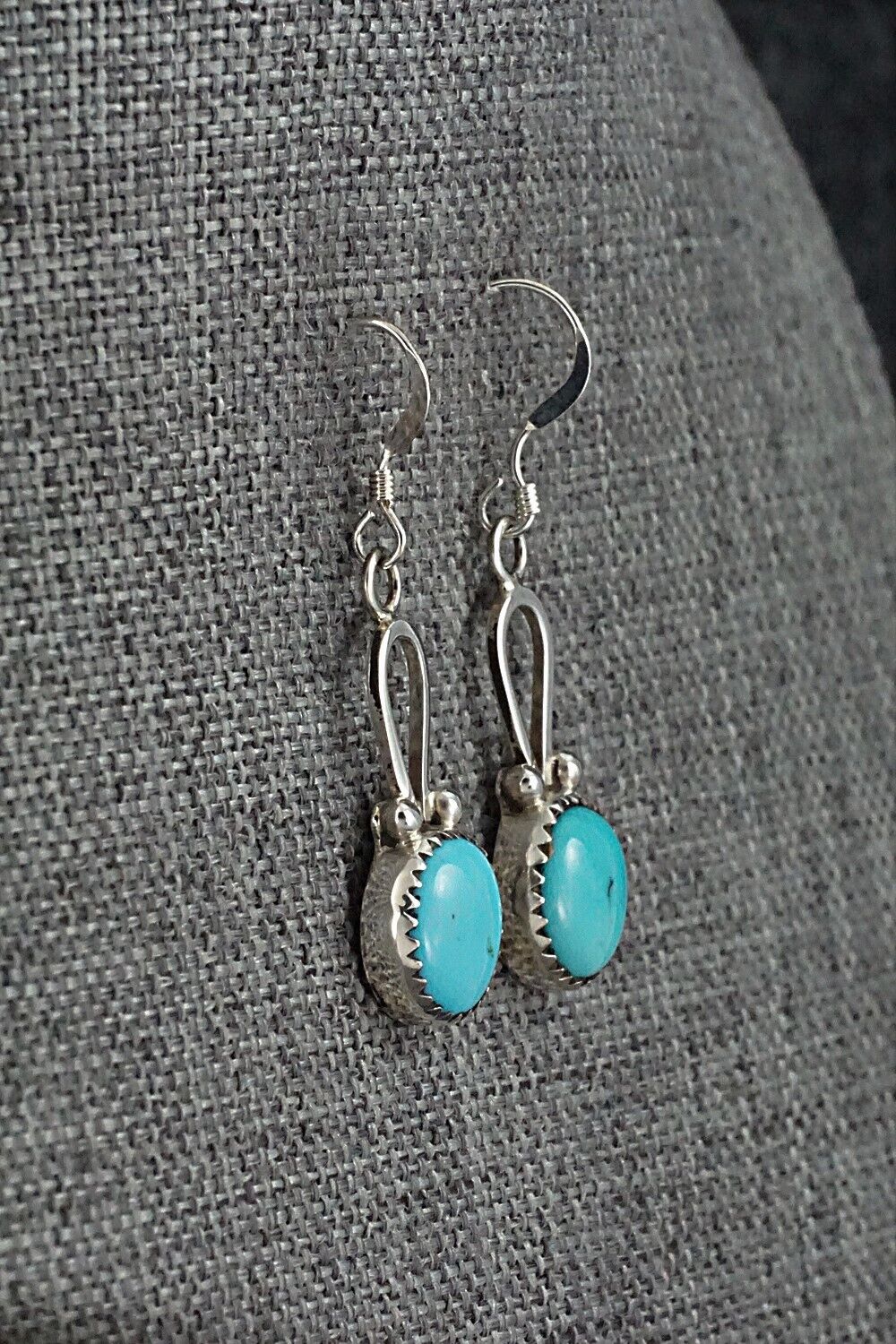 Turquoise & Sterling Silver Earrings - Sadie Jim