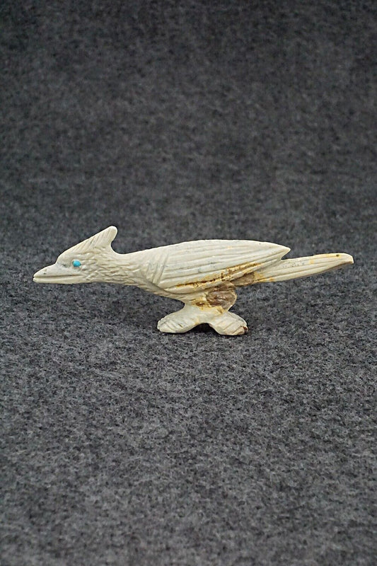 Roadrunner Zuni Fetish Carving - Lance Cheama