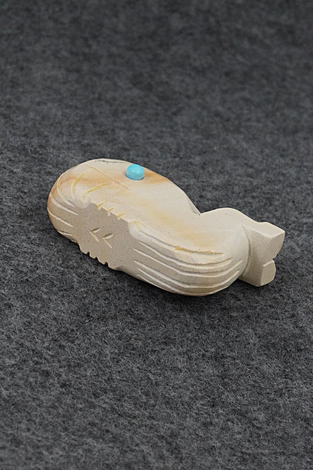 Whale Zuni Fetish Carving - Cody Chavez