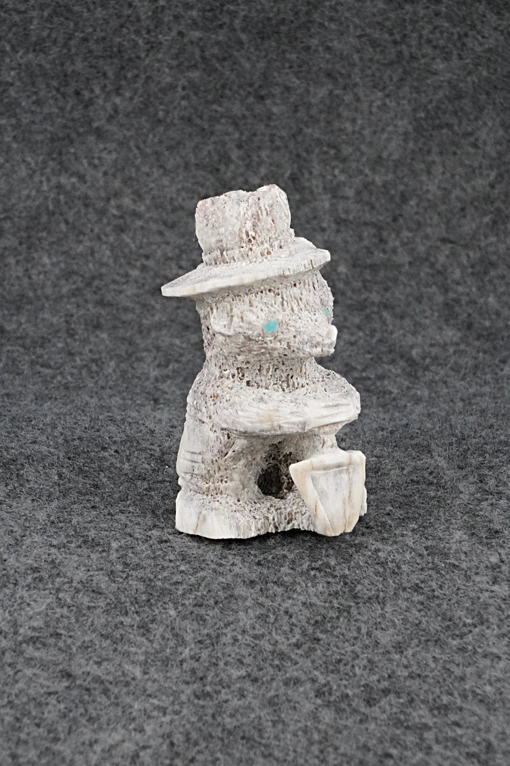 Smokey Bear Zuni Fetish Carving - Chris Peina