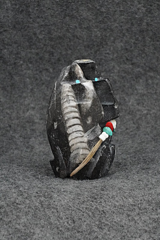 Wolf Zuni Fetish Carving - Todd Etsate