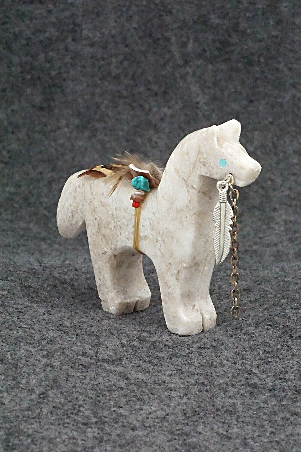 Horse Navajo Fetish Carving - Ben Livingston