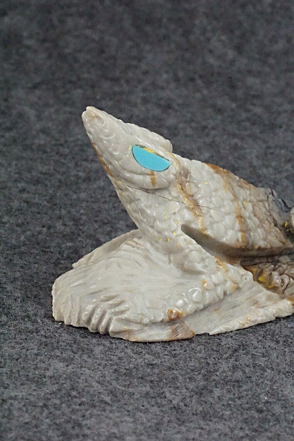 Lizard Zuni Fetish Carving - Ben Kaamasee