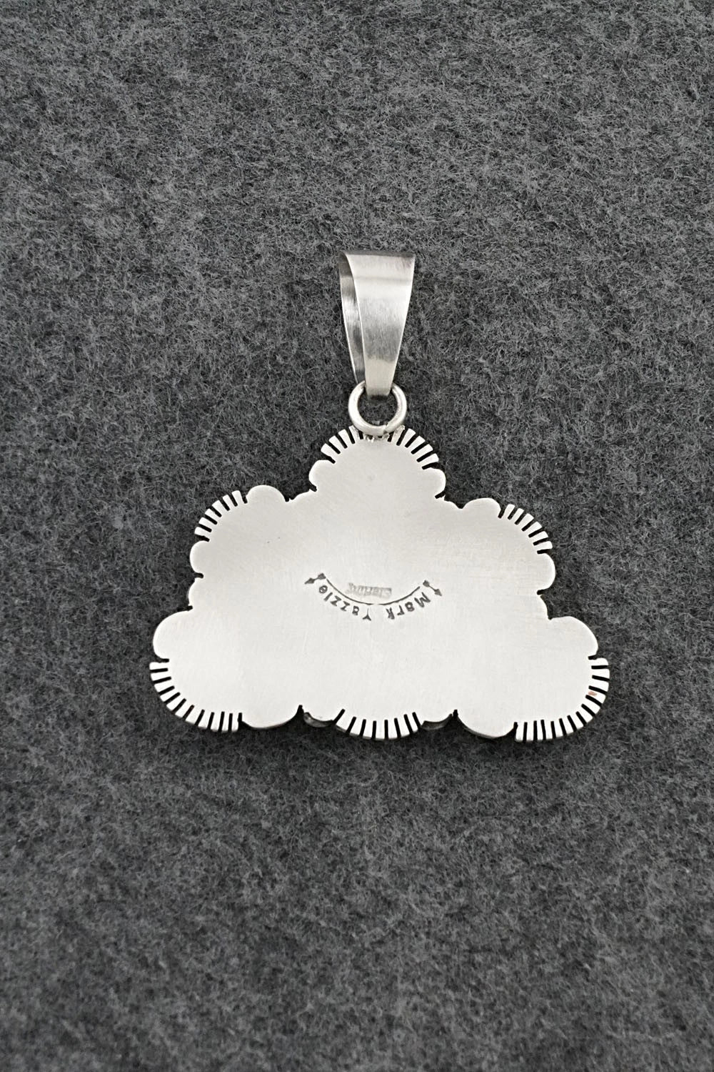 Turquoise & Sterling Silver Pendant - Mark Yazzie