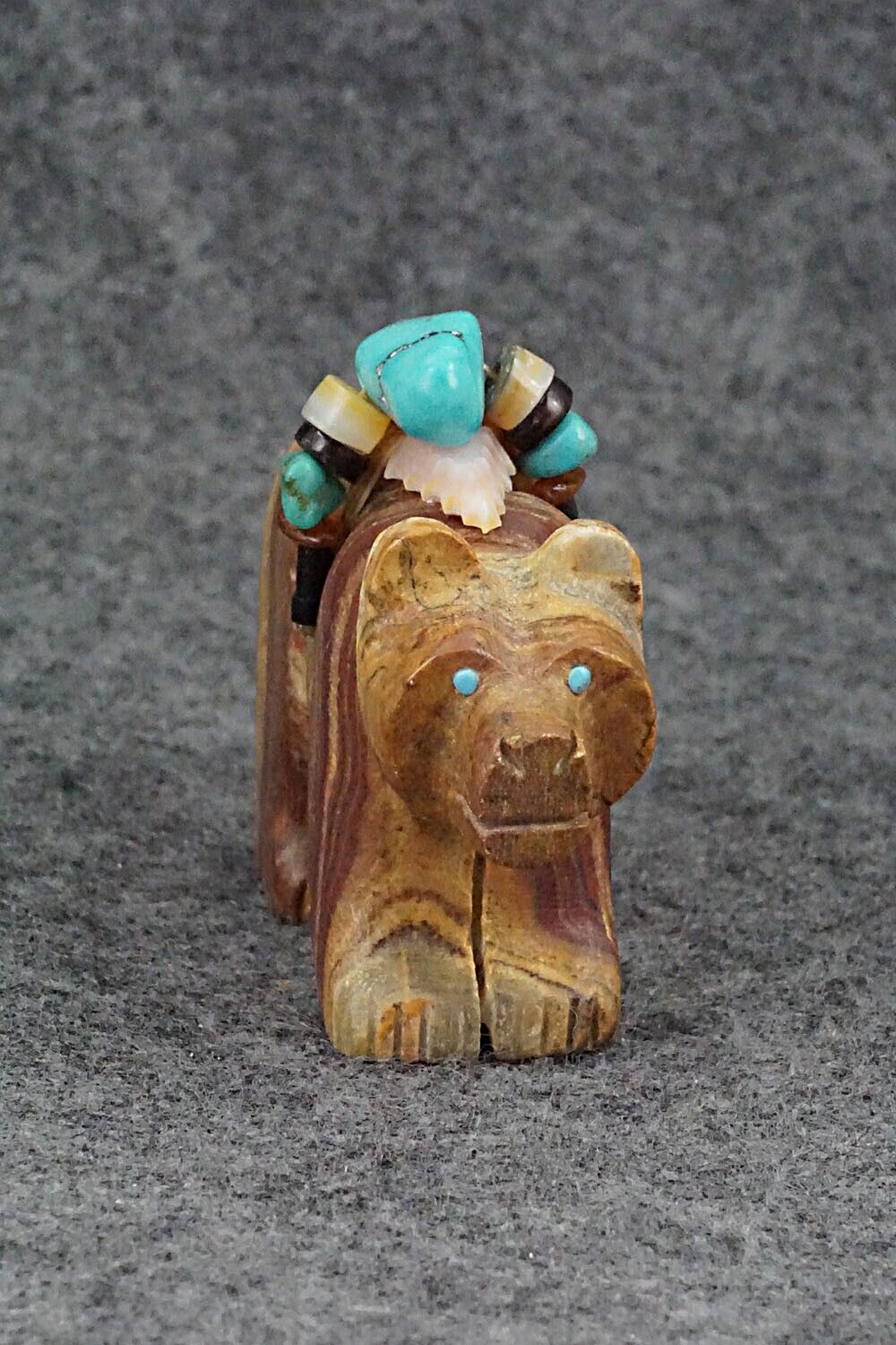 Bear Zuni Fetish Carving - Douglas Martza