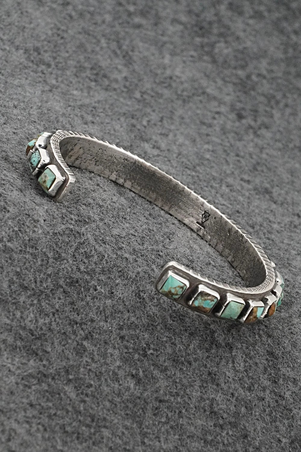 Turquoise & Sterling Silver Bracelet - Ernest Rangel