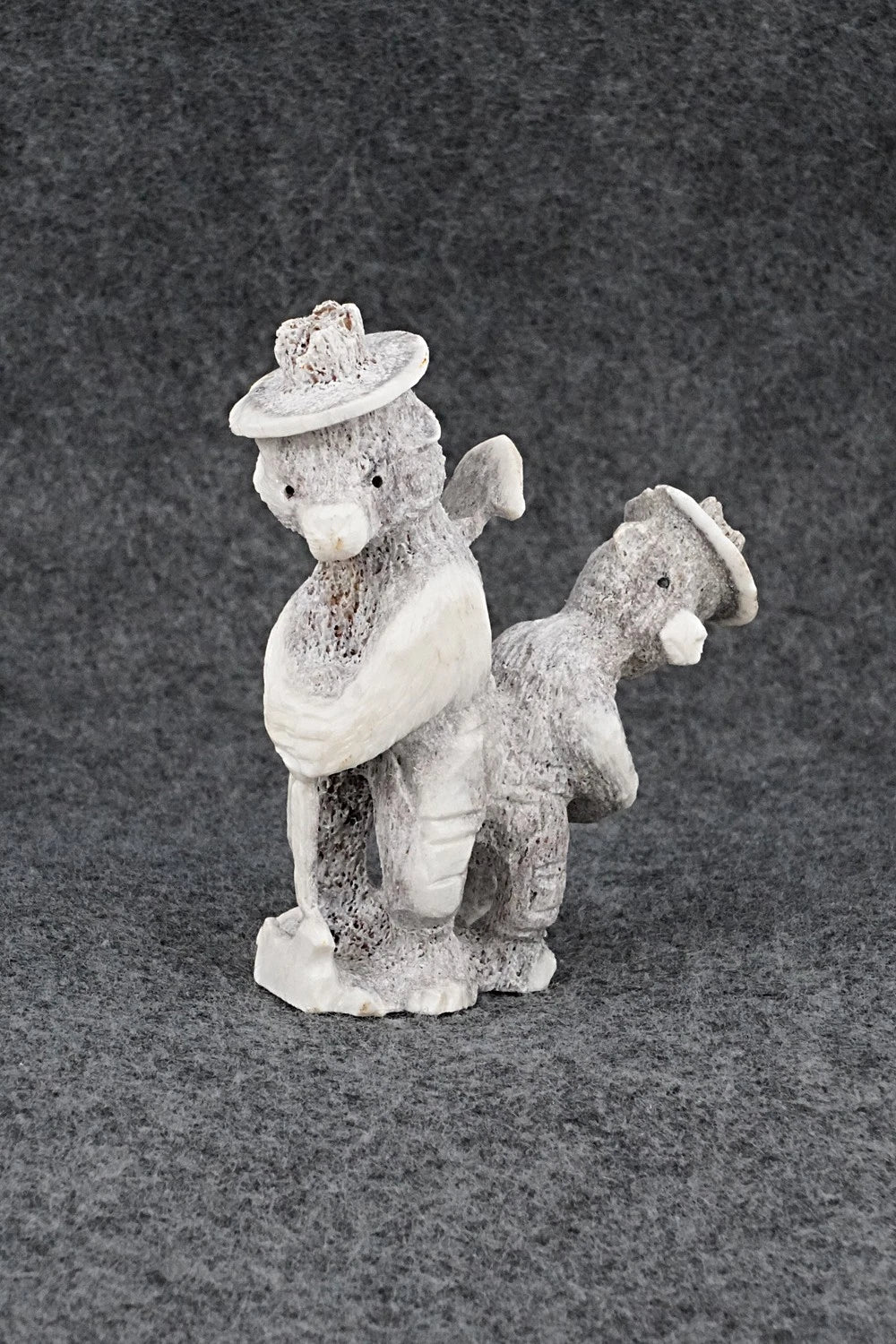 Smokey Bear Zuni Fetish Carving - Chris Peina