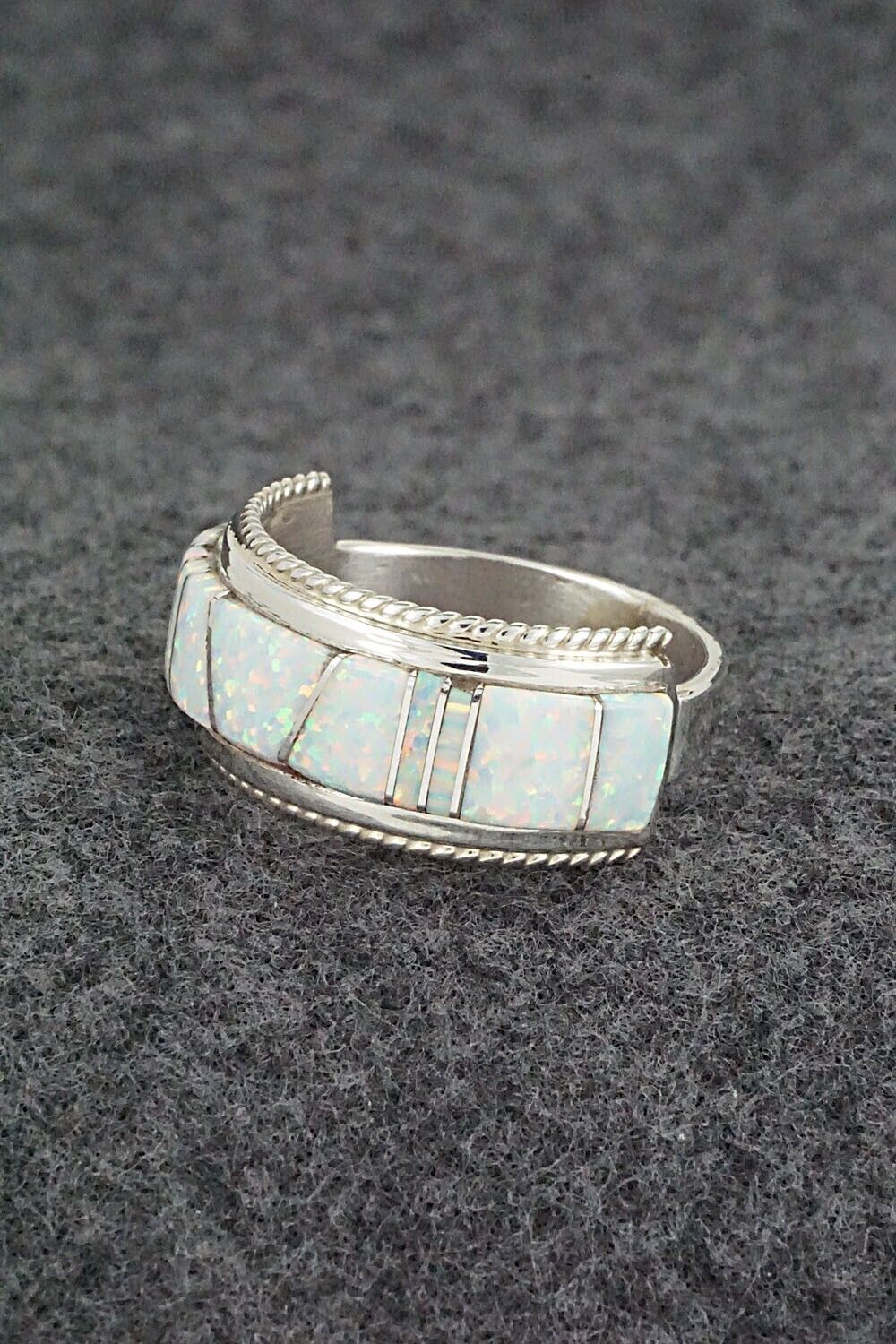 Opalite & Sterling Silver Ring - Deirdre Luna Panteah - Size 12