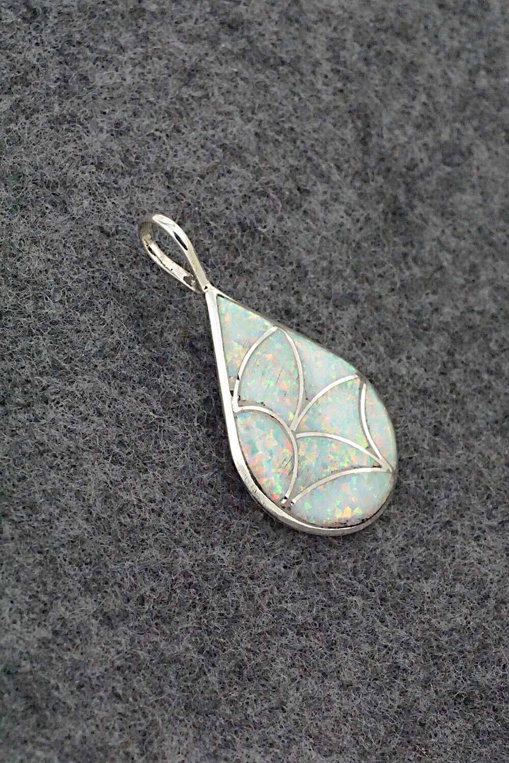 Opalite & Sterling Silver Pendant - Delorna Lahi