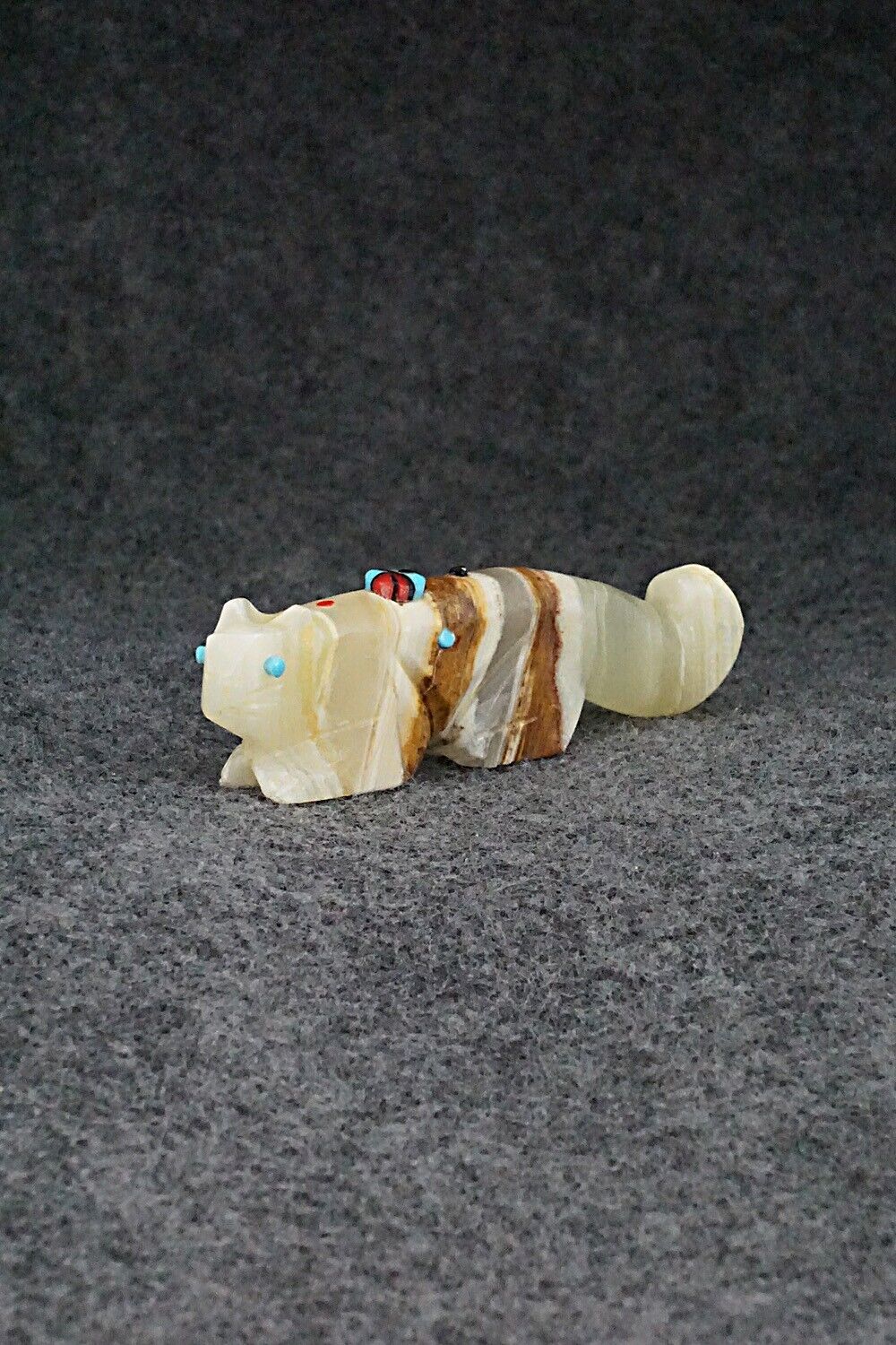 Mountain Lion Zuni Fetish Carving - Danette Laate