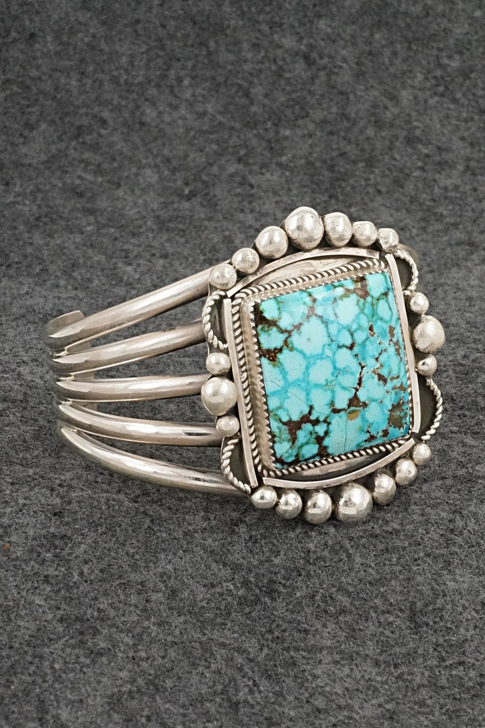 Turquoise & Sterling Silver Bracelet - Ray Nez