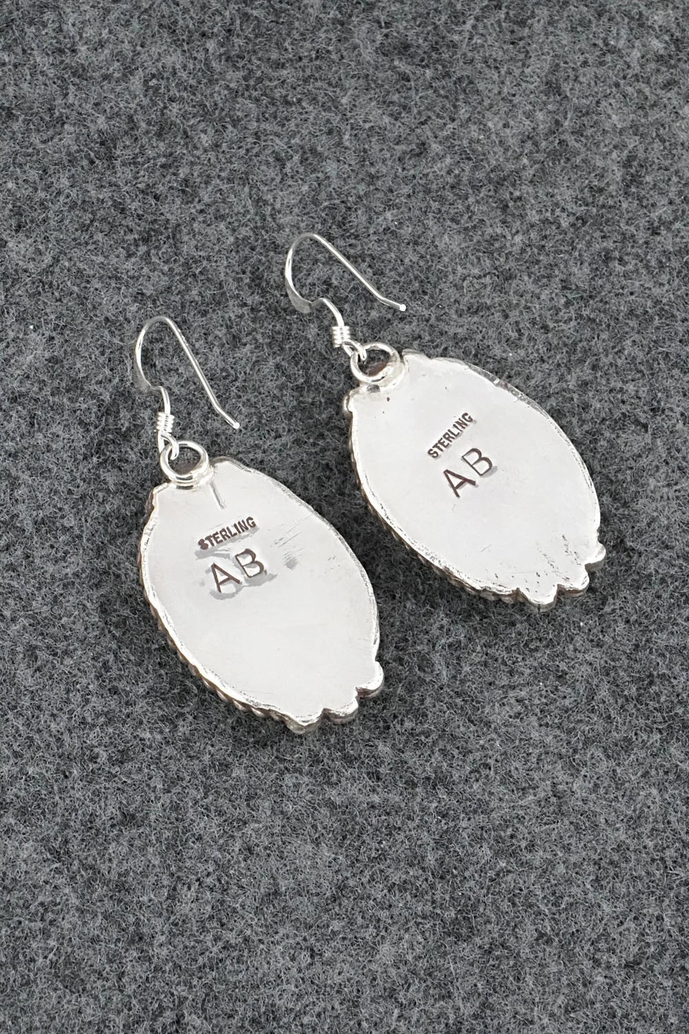 Turquoise & Sterling Silver Earrings - Antwone Brown