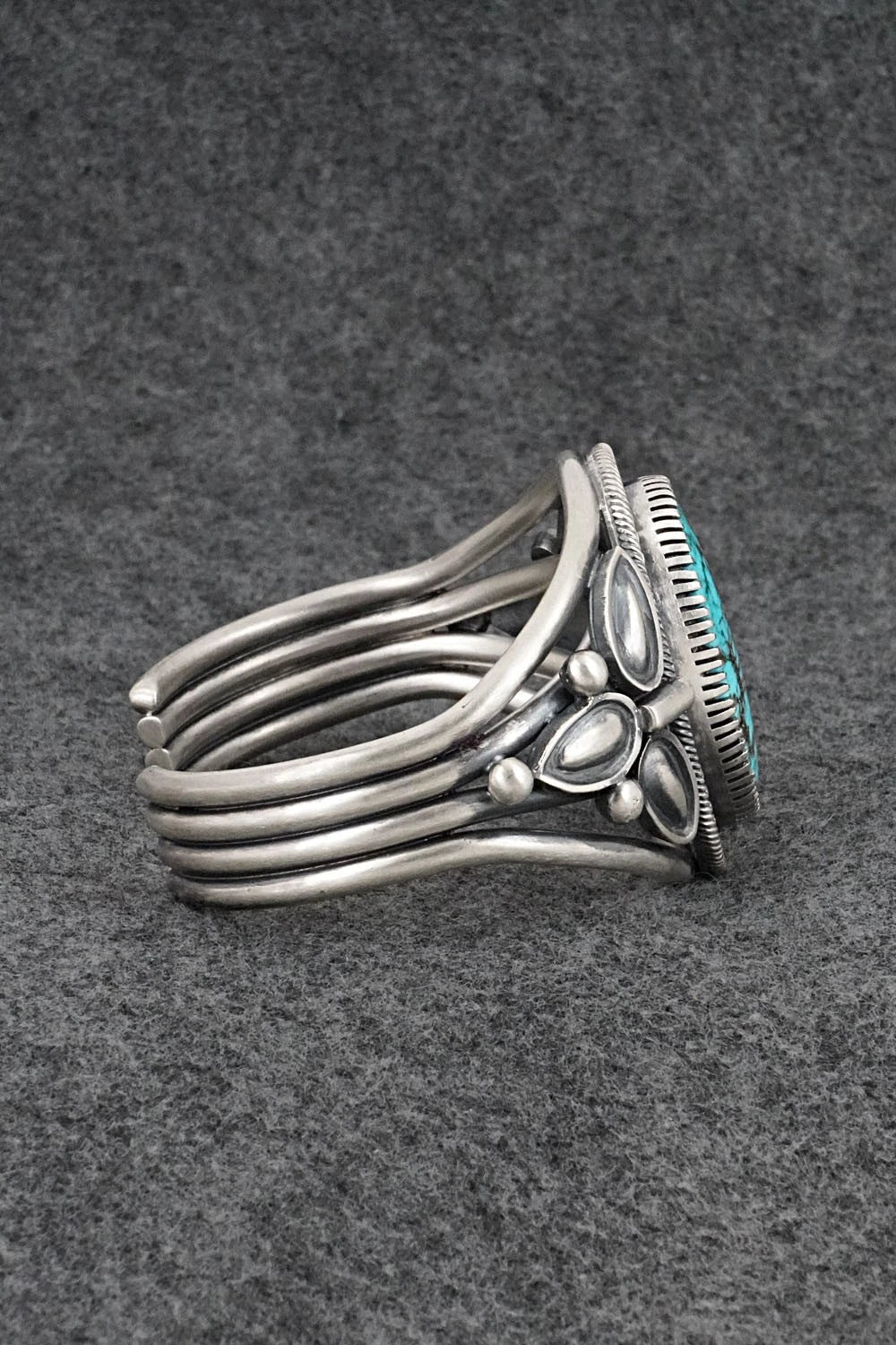 Turquoise & Sterling Silver Bracelet - Mark Yazzie