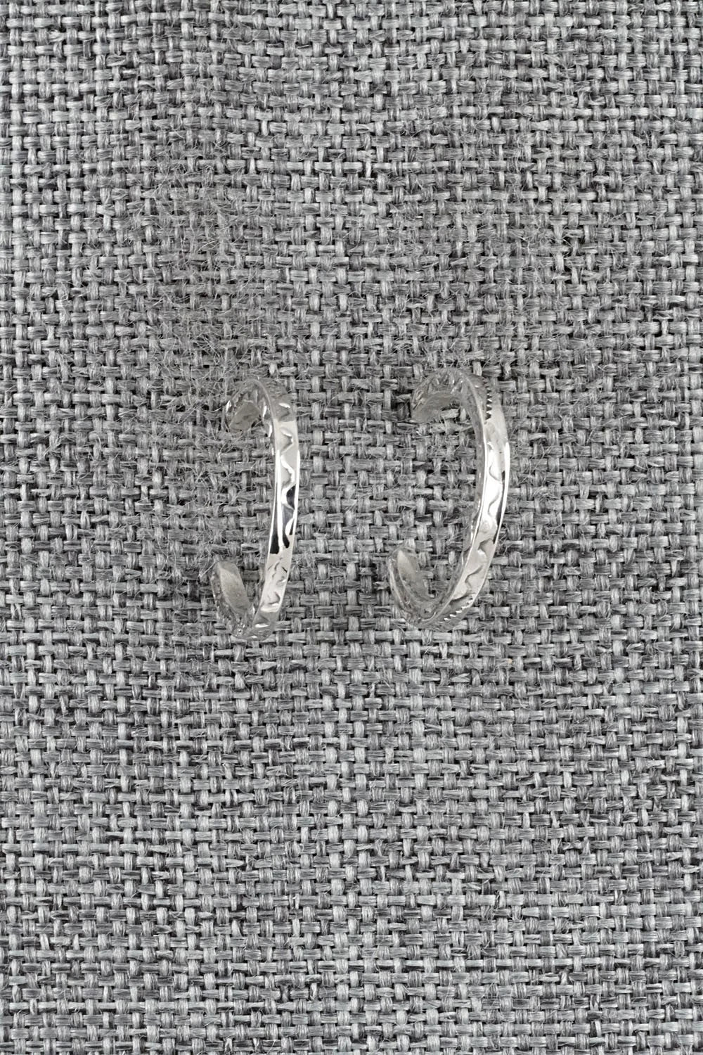 Sterling Silver Hoop Earrings - Elaine Tahe