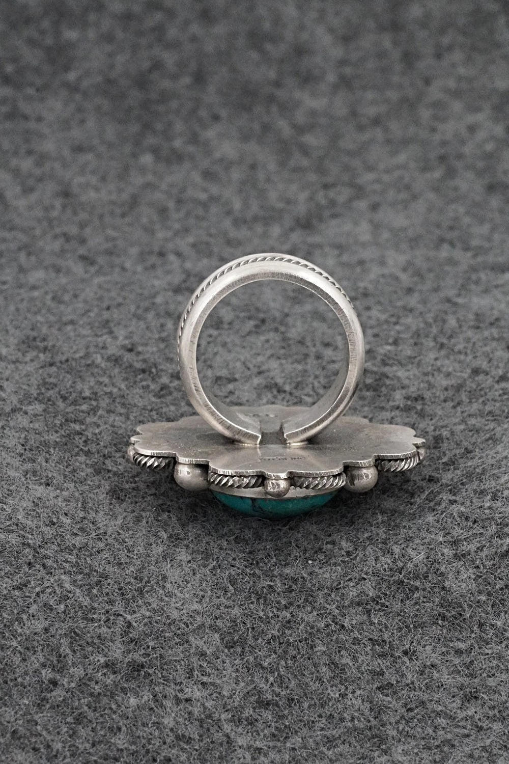 Turquoise & Sterling Silver Ring - Michael Calladitto - Size 7