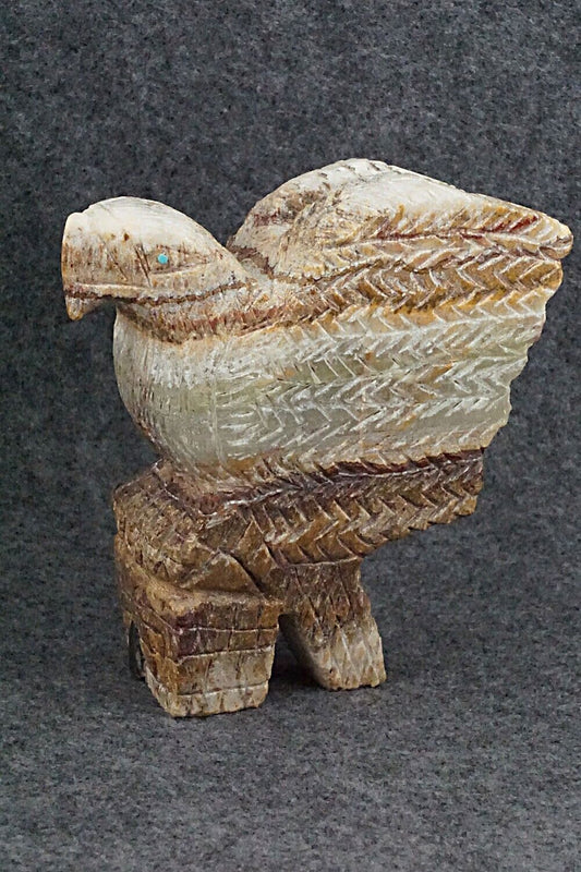 Eagle Zuni Fetish Carving - Jon Quam