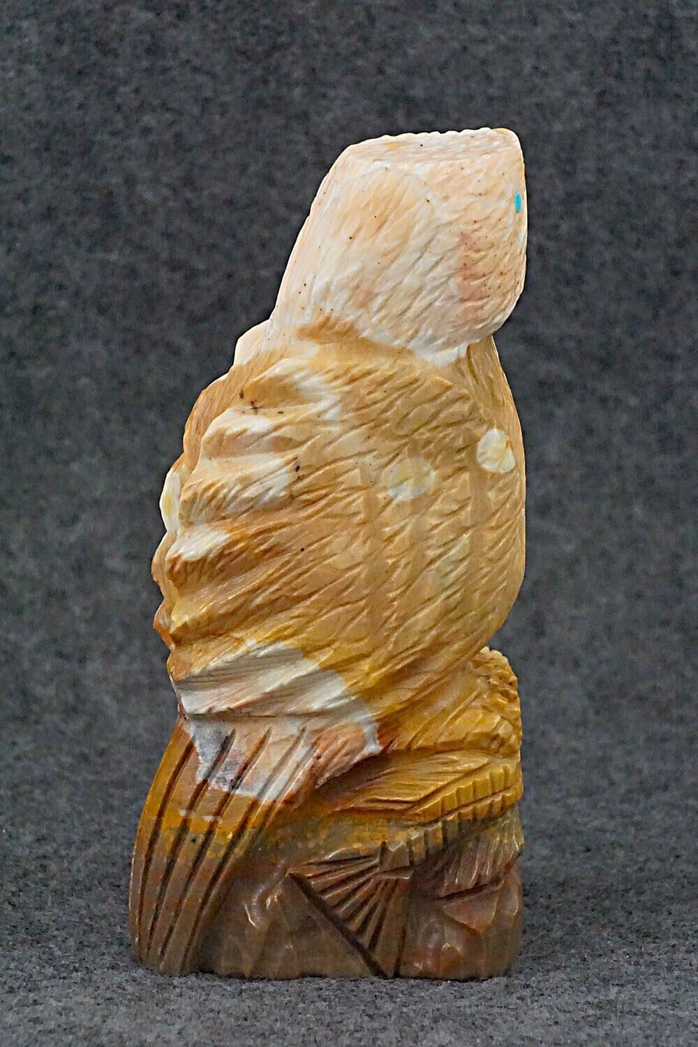 Eagle with Fish Zuni Fetish Carving - Tony Mackel