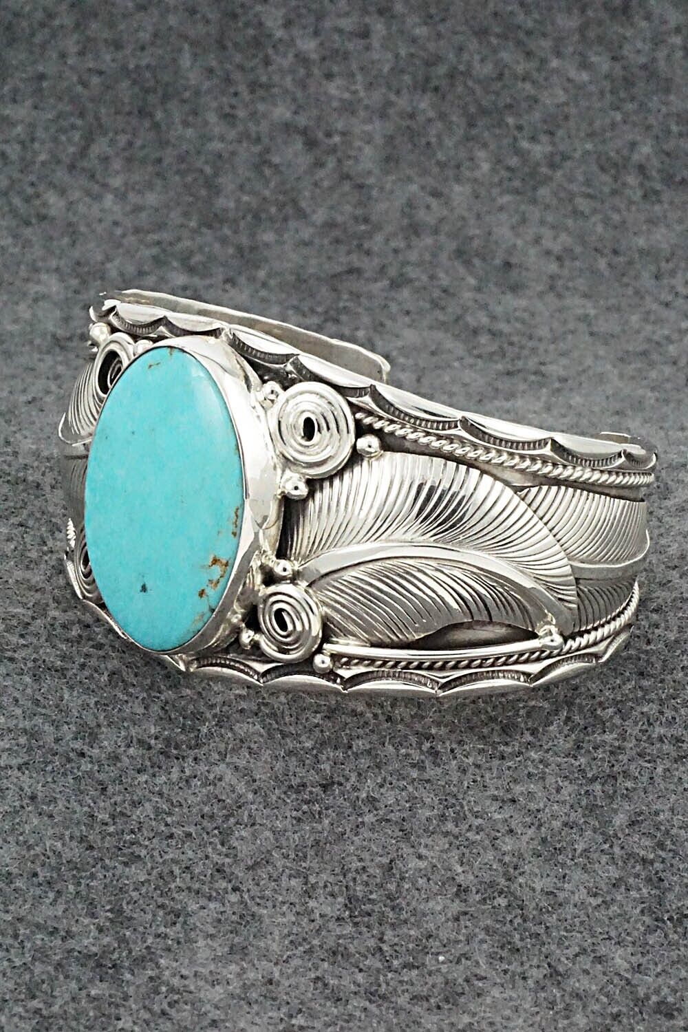 Turquoise & Sterling Silver Bracelet - Darrell Morgan