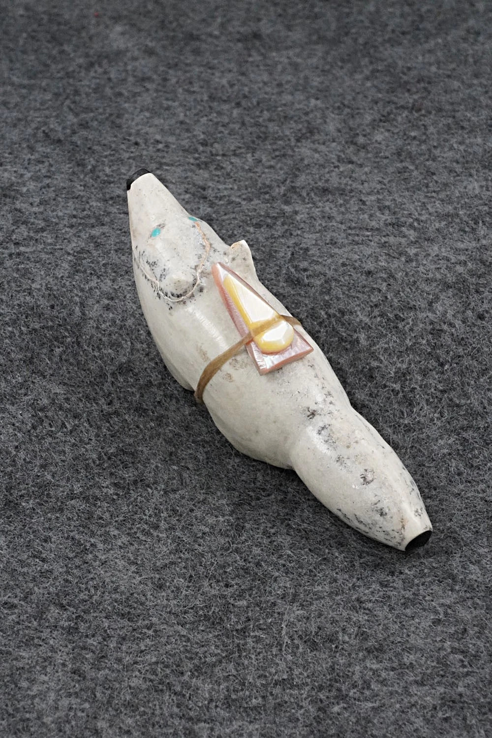 Fox Zuni Fetish Carving - Delvin Leekya