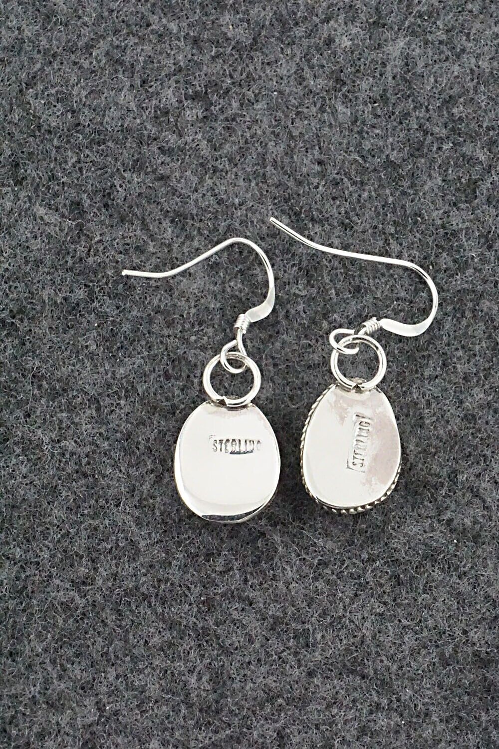 Turquoise & Sterling Silver Earrings - Ernest Hawthorne