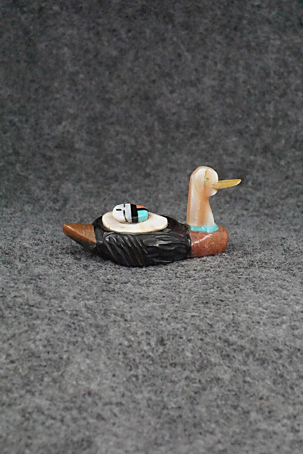 Duck Zuni Fetish Carving - Darrin Boone