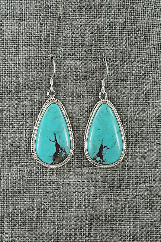 Turquoise & Sterling Silver Earrings - Sharon McCarthy