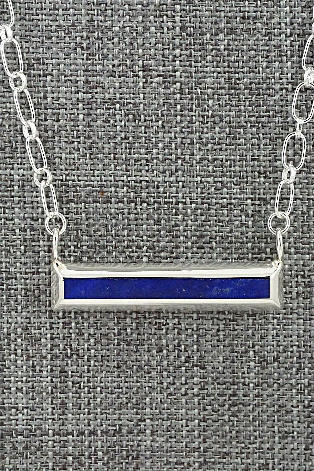 Lapis & Sterling Silver Necklace - Troy Natachu